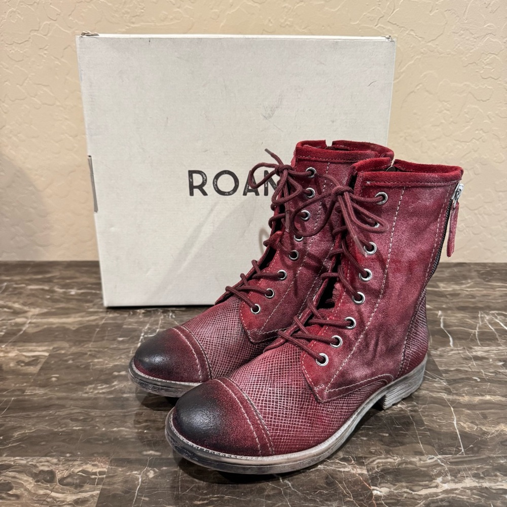 Bed Stu Roan Affair Lace Front Boots